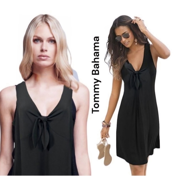 Tommy Bahama Dresses & Skirts - TOMMY BAHAMA | Black Slip-Style Dress | Small